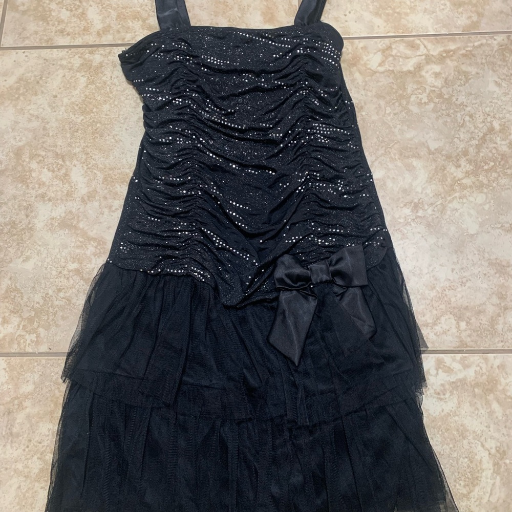Papaya Black Sequin Dress